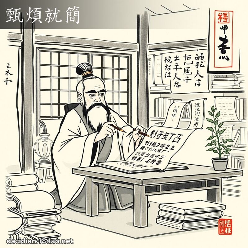 甄煩就簡 配图