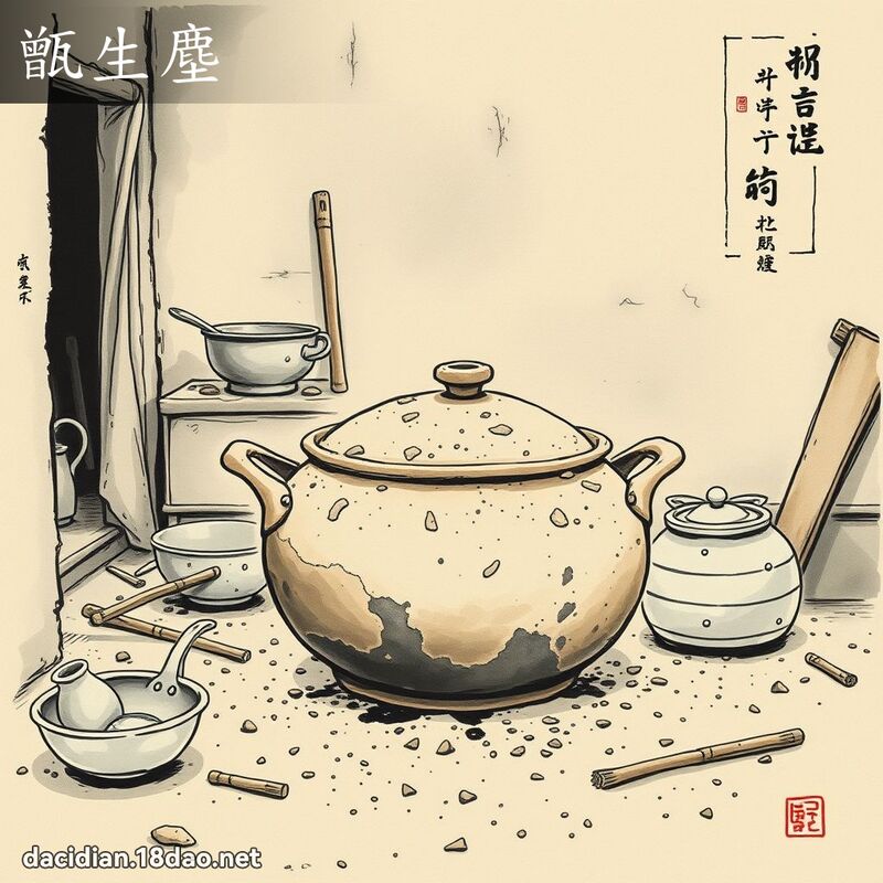 甑生塵 配图
