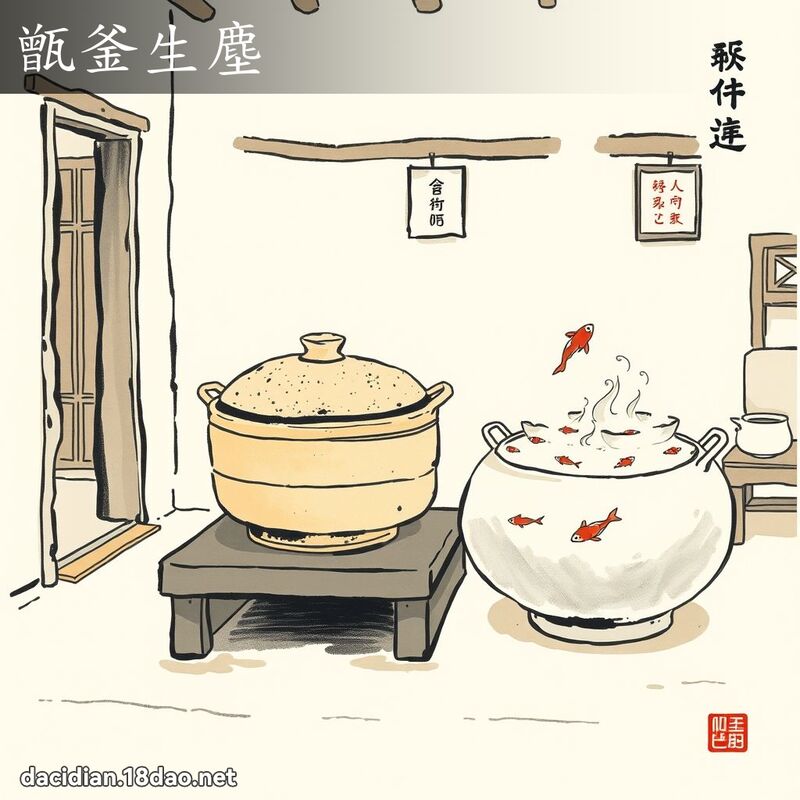 甑釜生塵 配图