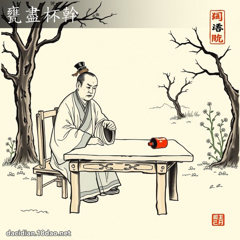 甕盡杯幹 配图