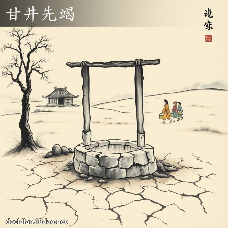甘井先竭 配图