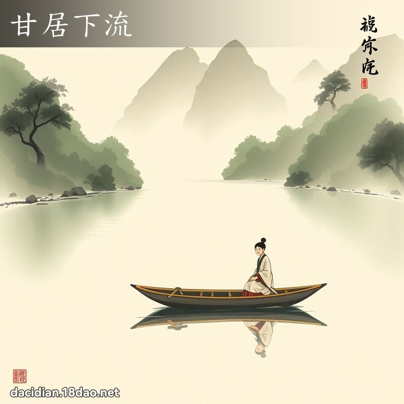 甘居下流 配图