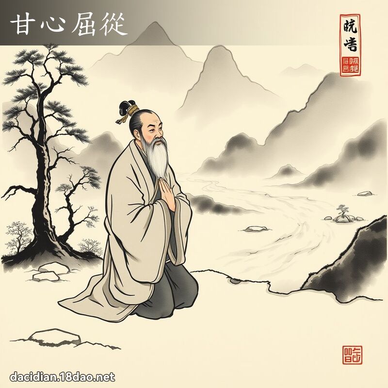 甘心屈從 配图