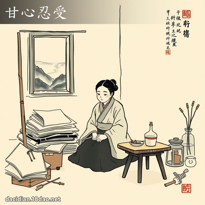 甘心忍受 配图