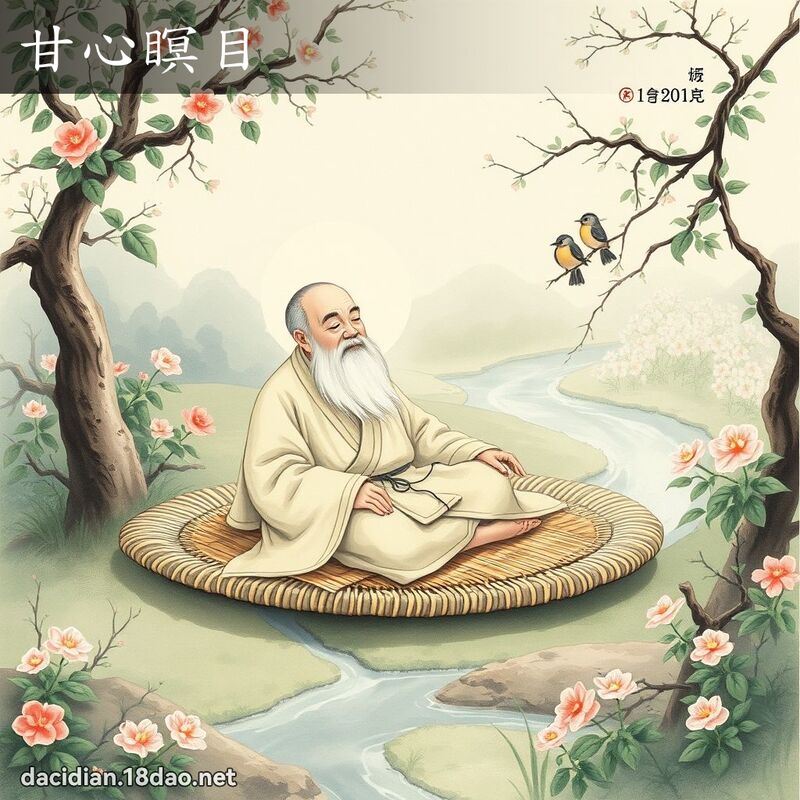 甘心瞑目 配图