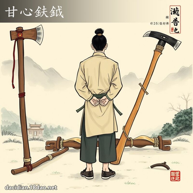 甘心鈇鉞 配图