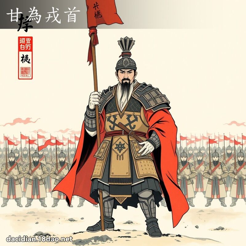 甘为戎首 配图