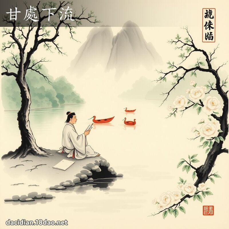 甘处下流 配图