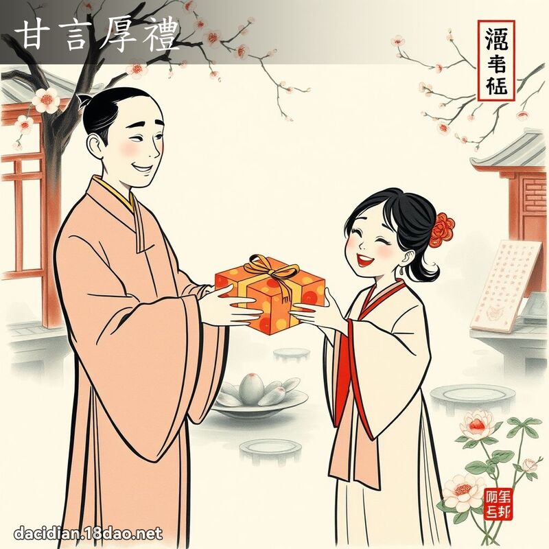 甘言厚礼 配图