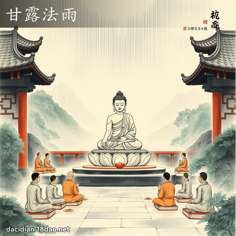 甘露法雨 配图
