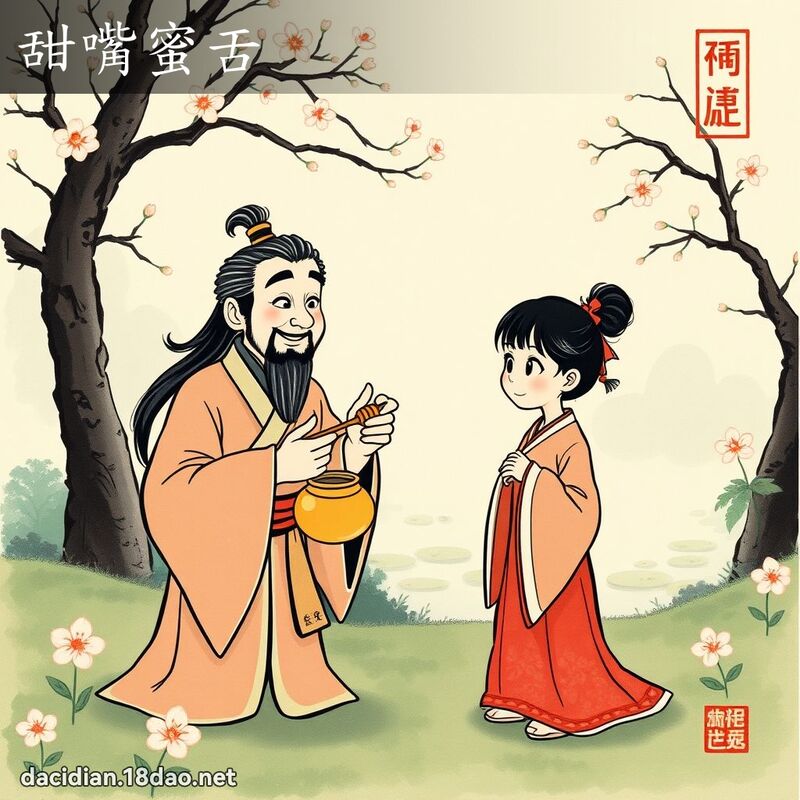 甜嘴蜜舌 配图