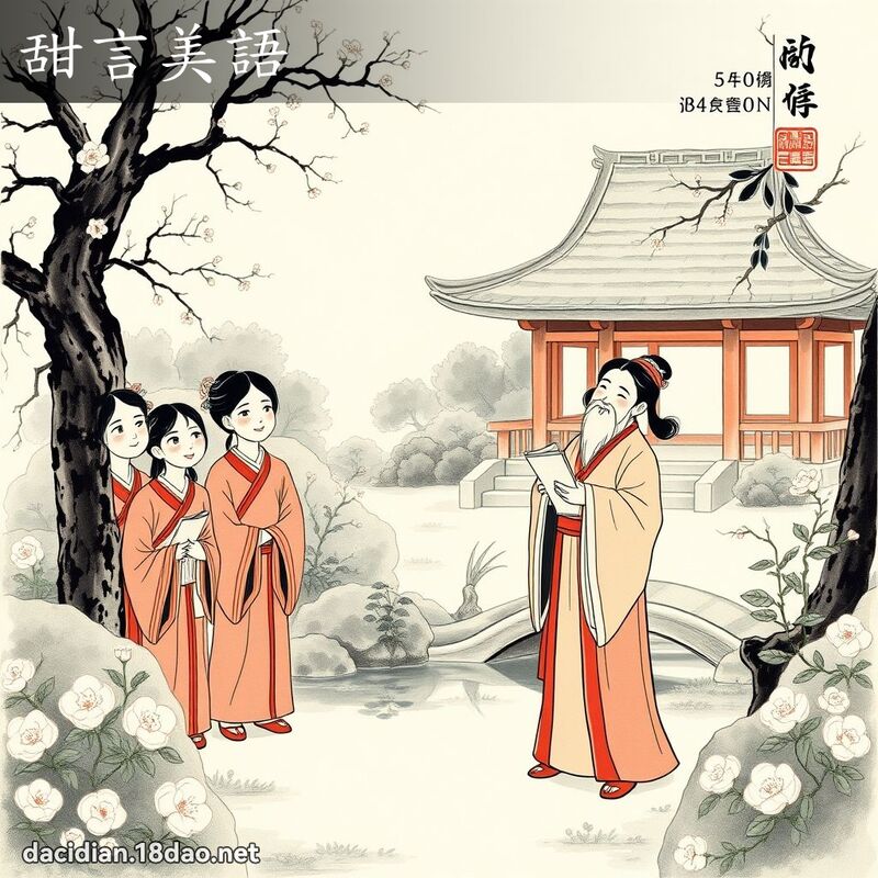 甜言美语 配图