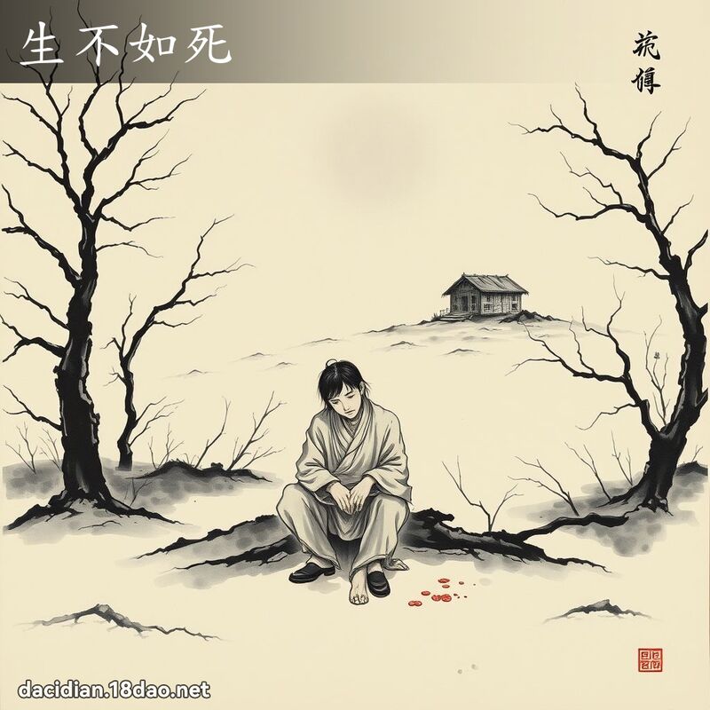 生不如死 配图