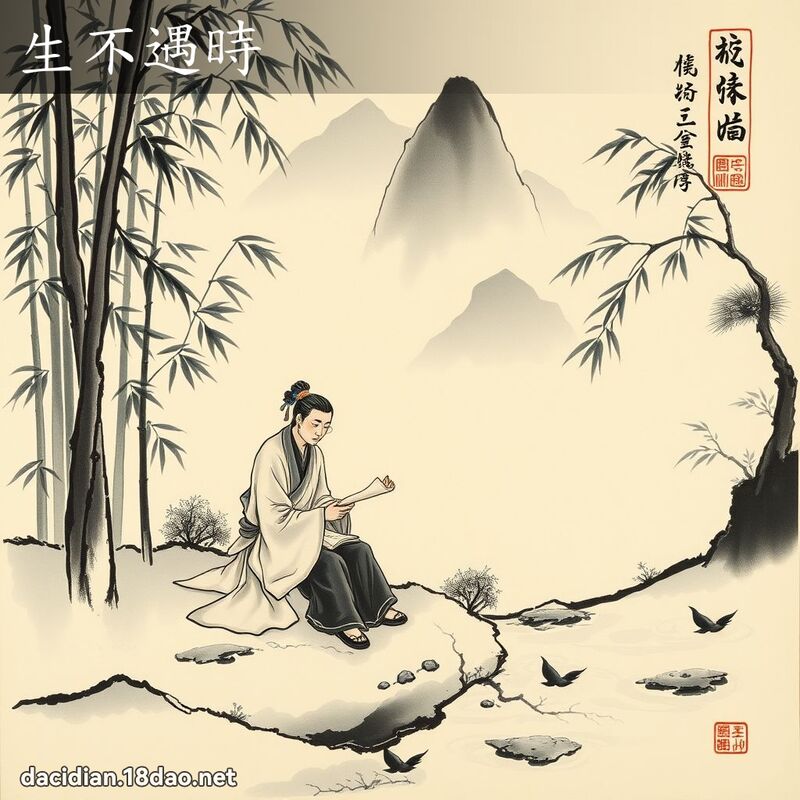 生不遇时 配图