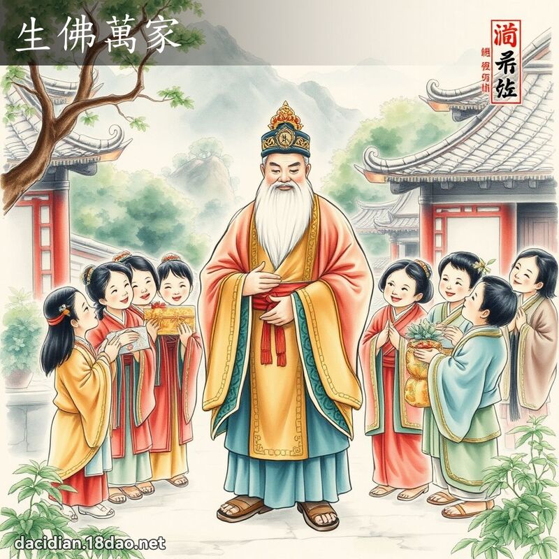 生佛万家 配图