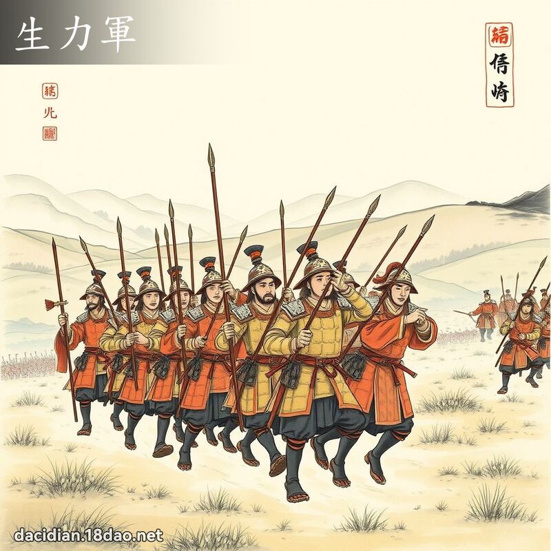 生力军 配图