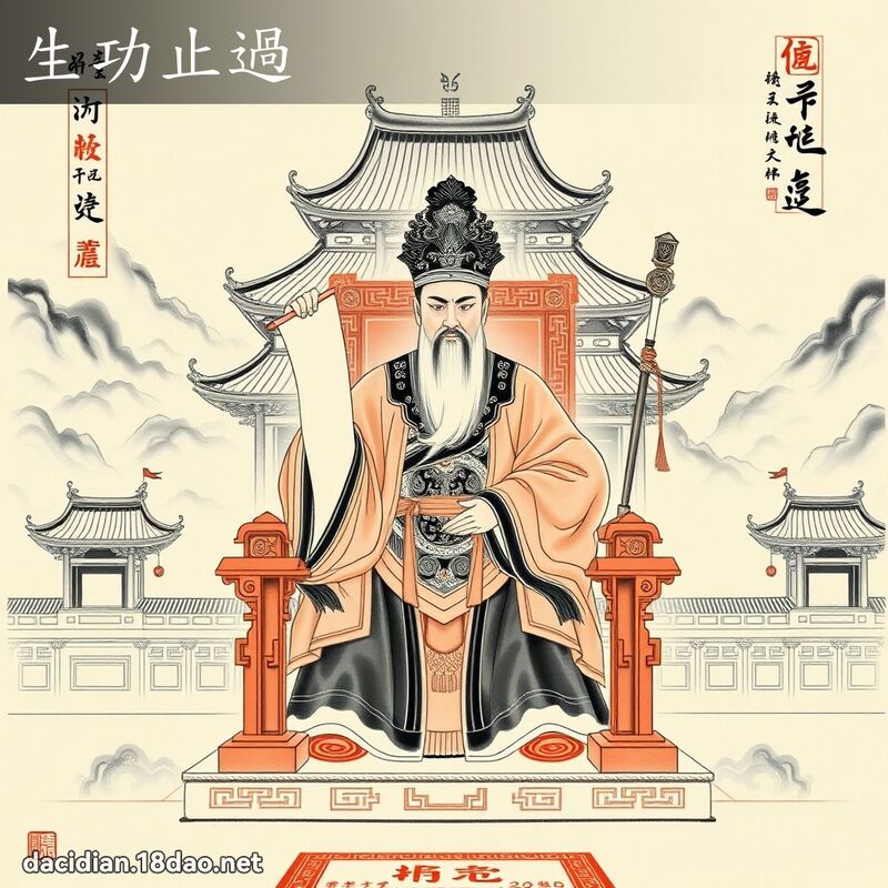 生功止过 配图