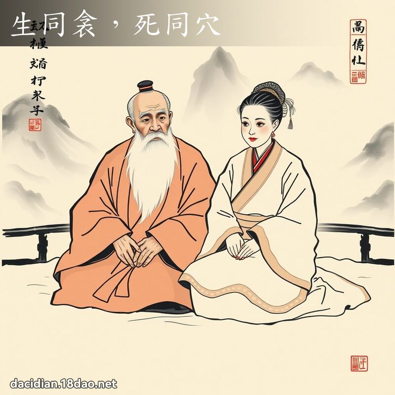 生同衾,死同穴 配图