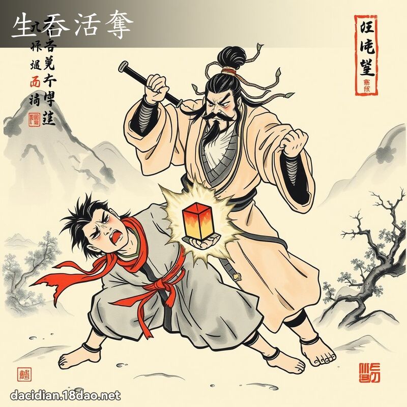 生吞活夺 配图