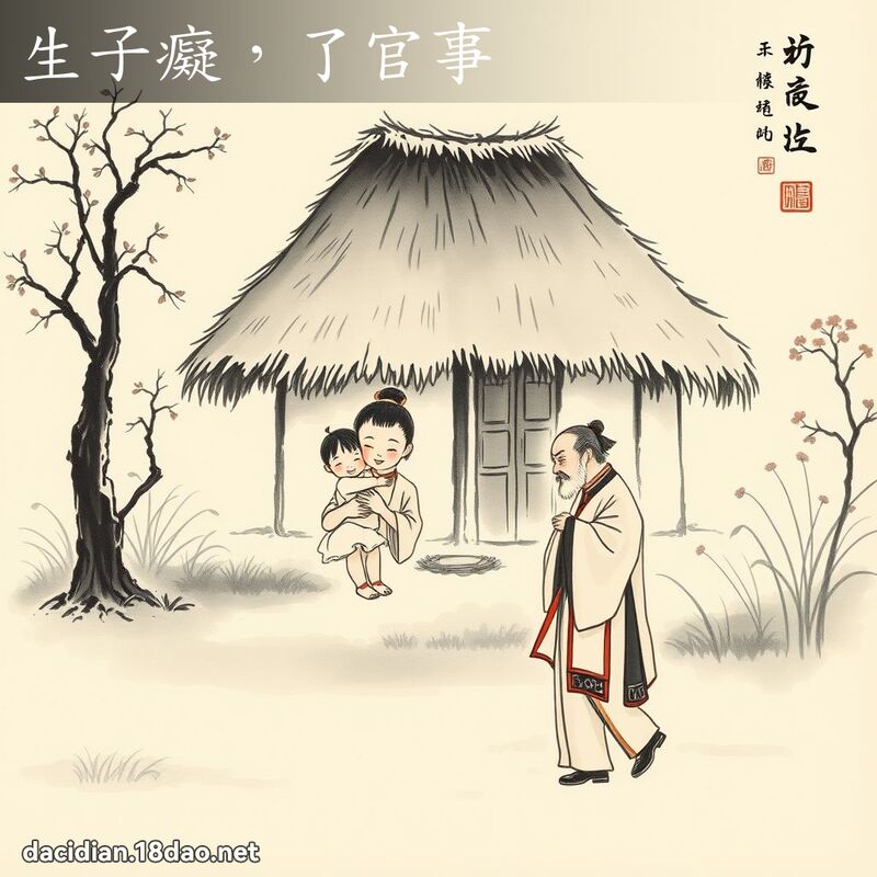 生子痴,了官事 配图
