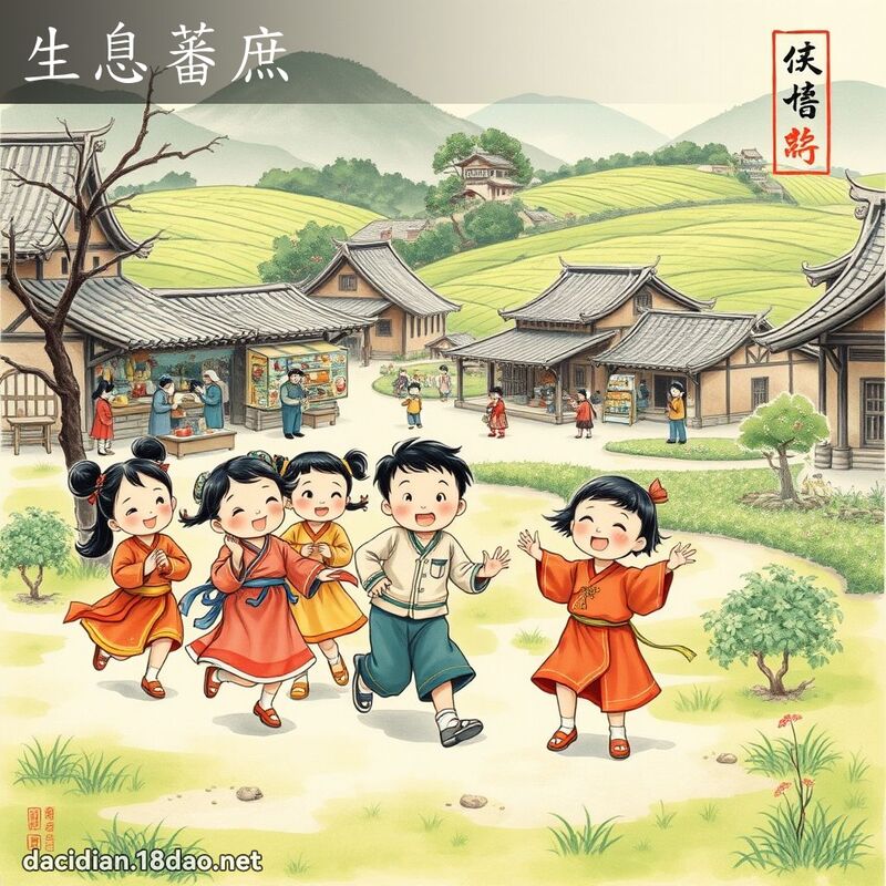 生息蕃庶 配图