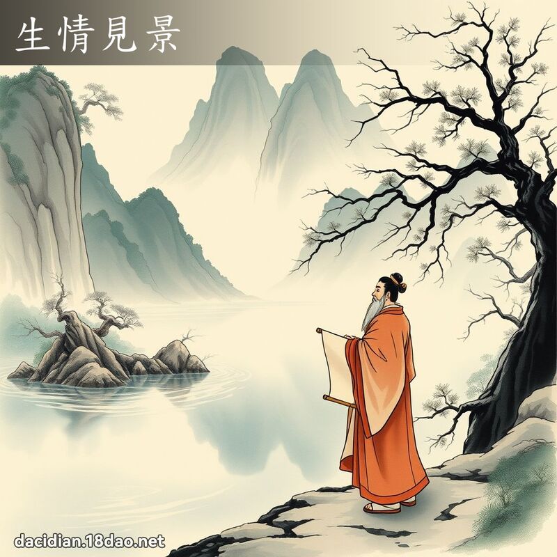 生情见景 配图