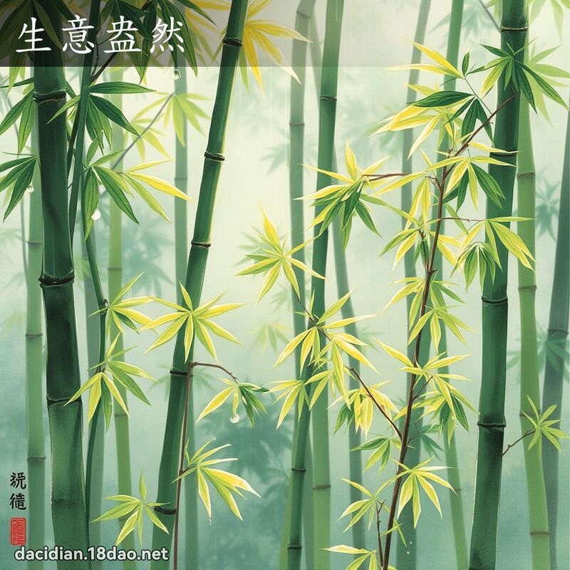 生意盎然 配图