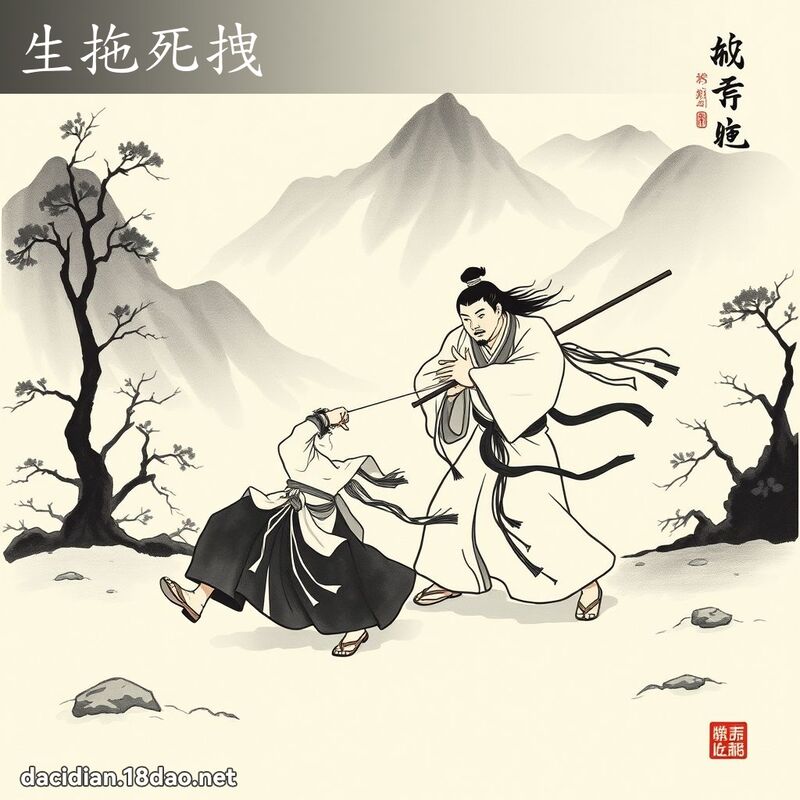 生拖死拽 配图