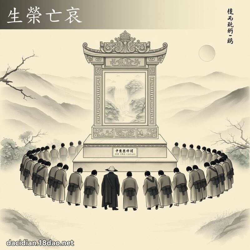 生荣亡哀 配图