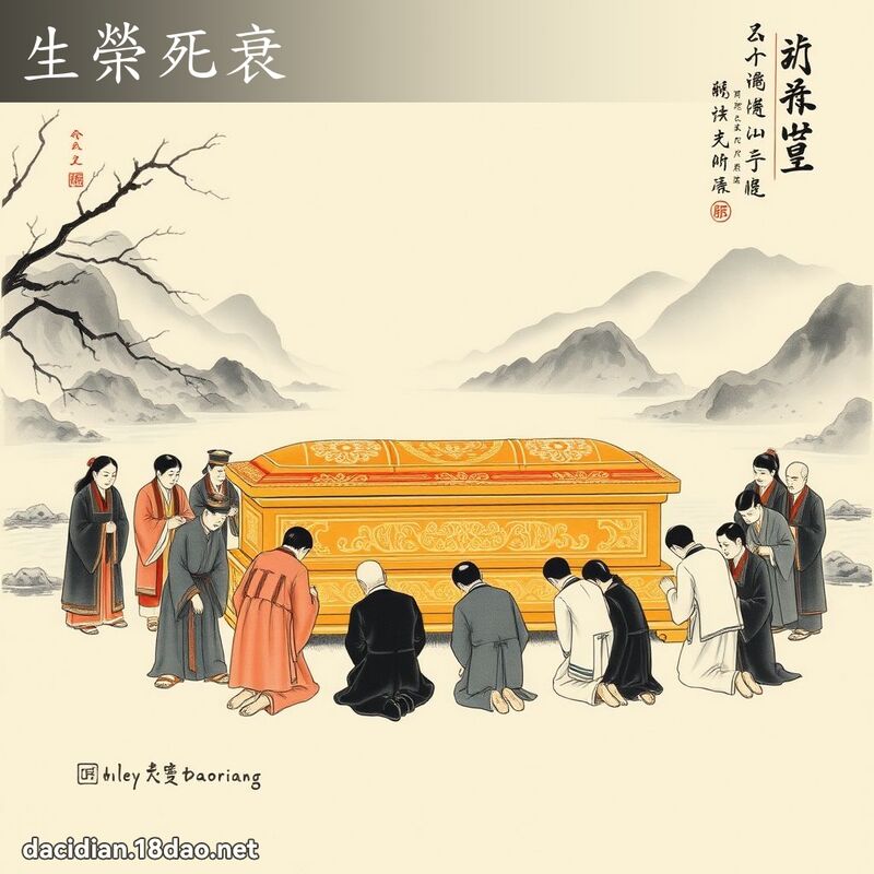 生荣死衰 配图