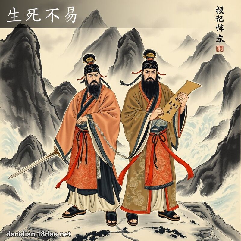 生死不易 配图
