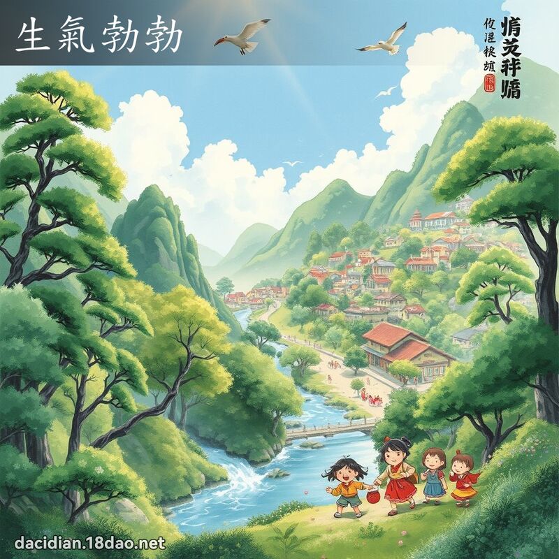 生氣勃勃 配图
