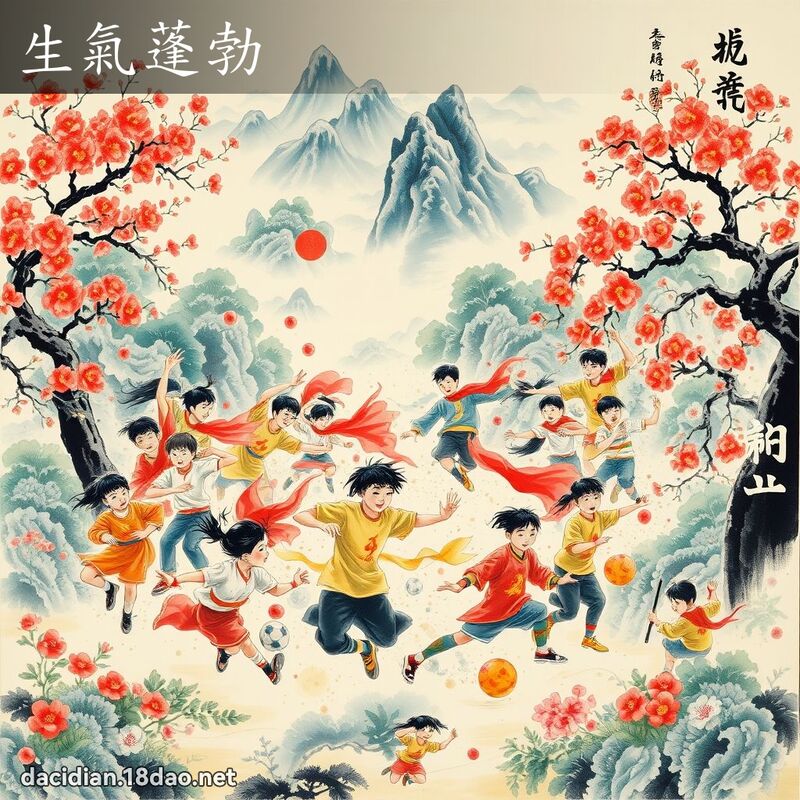 生氣蓬勃 配图