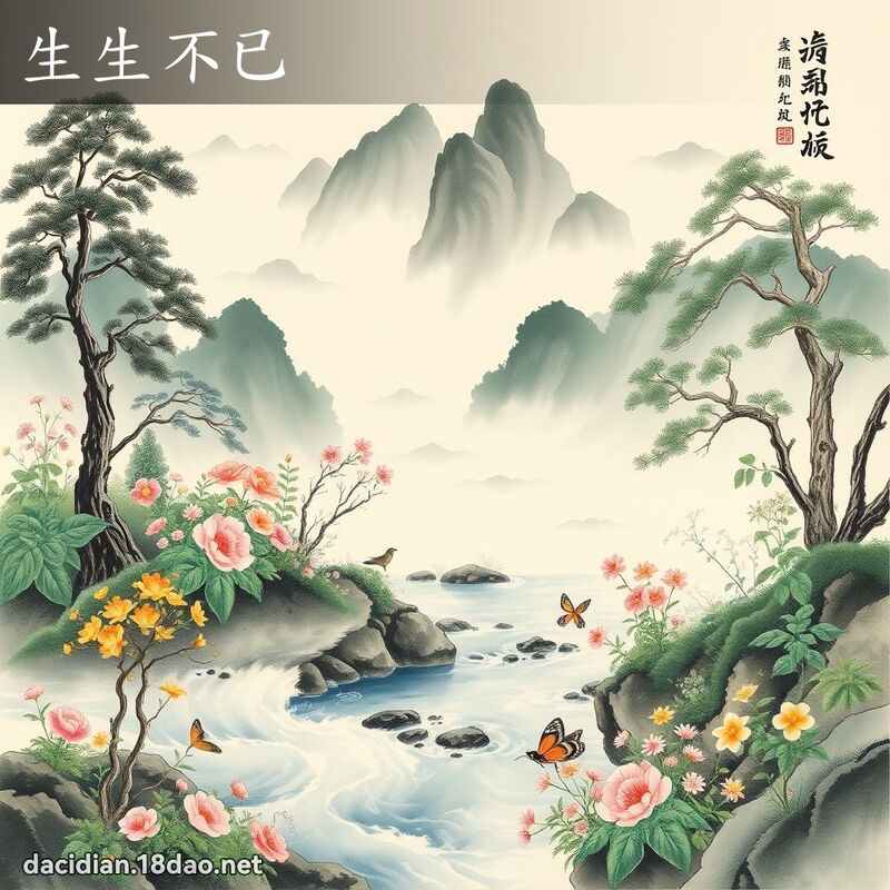 生生不已 配图