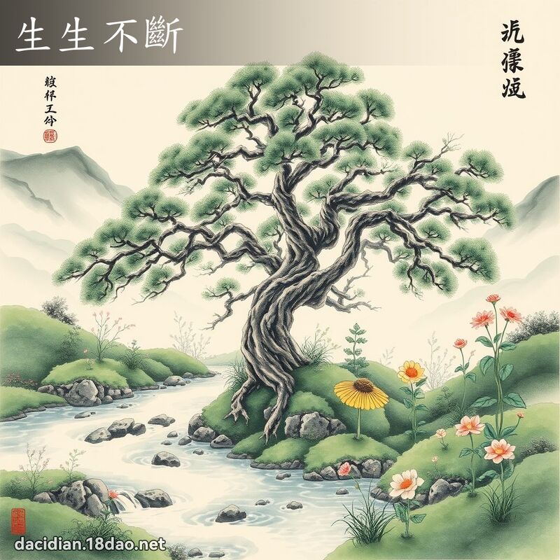 生生不斷 配图