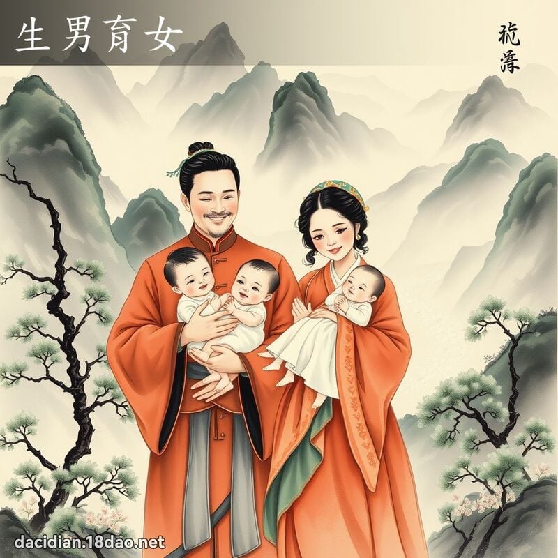生男育女 配图