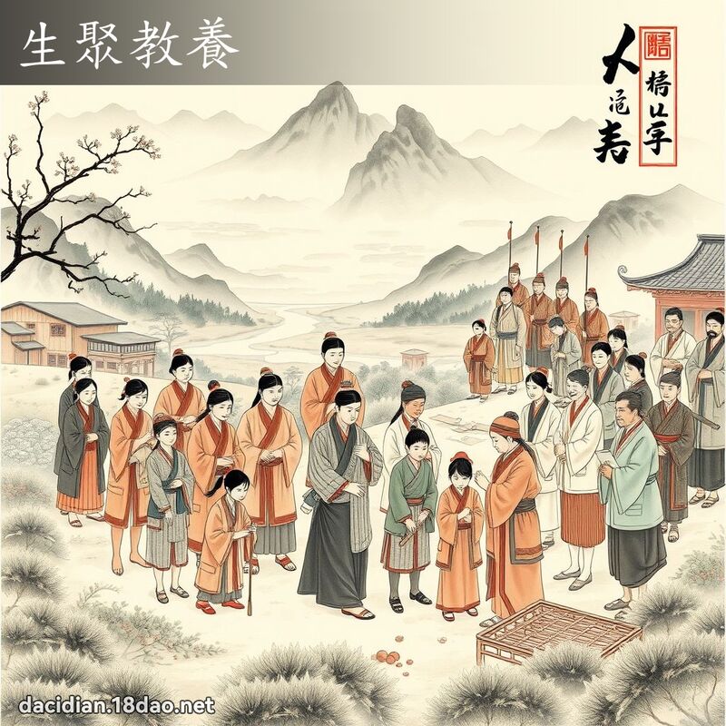 生聚教養 配图