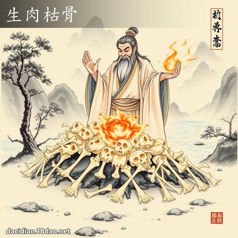生肉枯骨 配图
