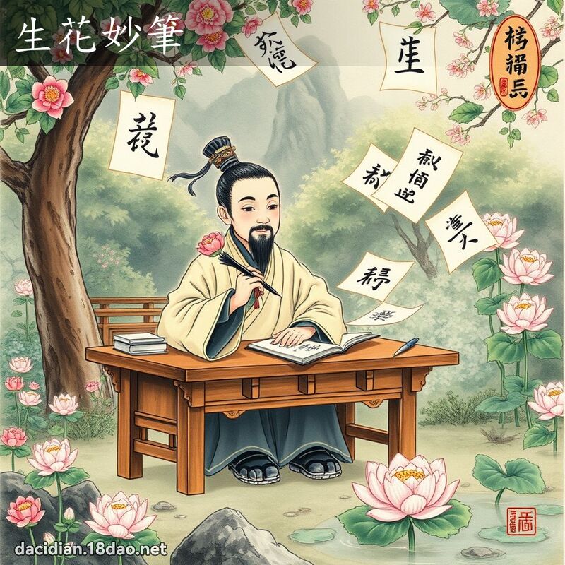 生花妙筆 配图