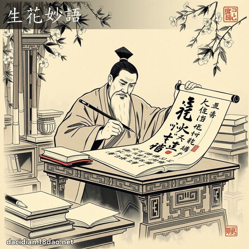 生花妙語 配图