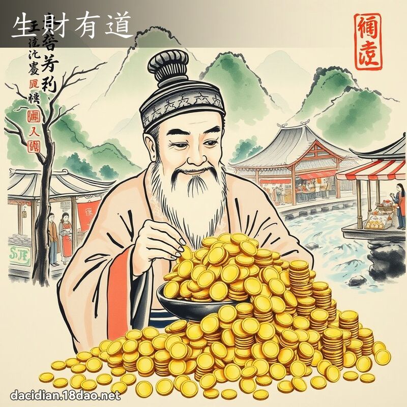 生財有道 配图