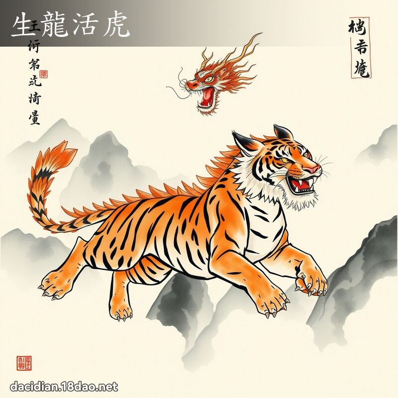 生龍活虎 配图