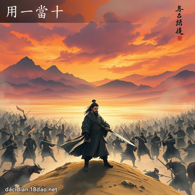 用一當十 配图