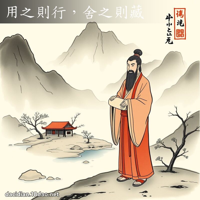 用之則行,舍之則藏 配图
