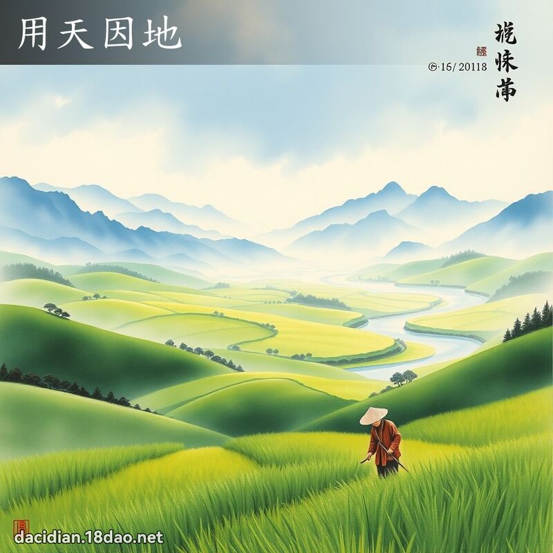 用天因地 配图