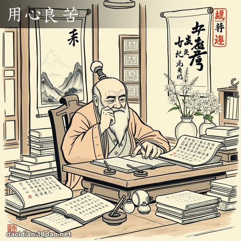 用心良苦 配图