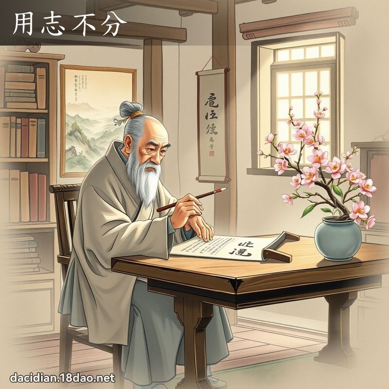 用志不分 配图