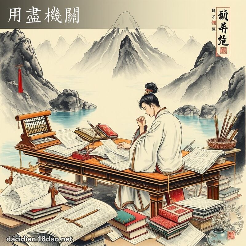 用盡機關 配图