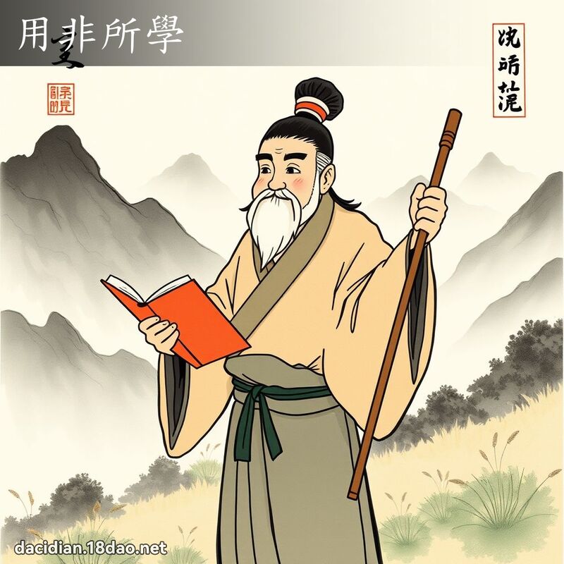 用非所學 配图