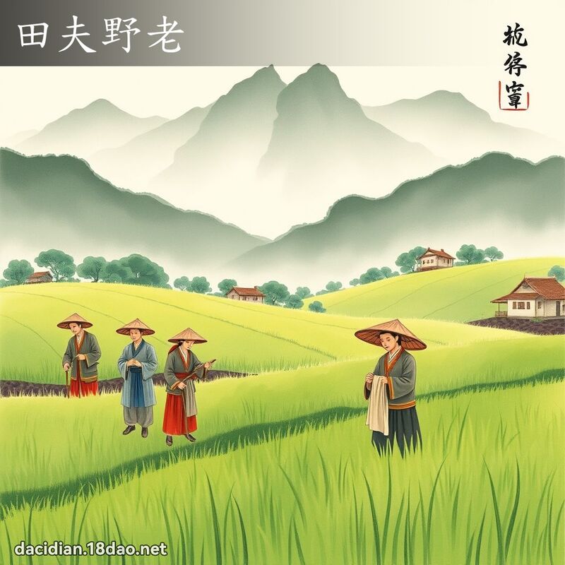 田夫野老 配图